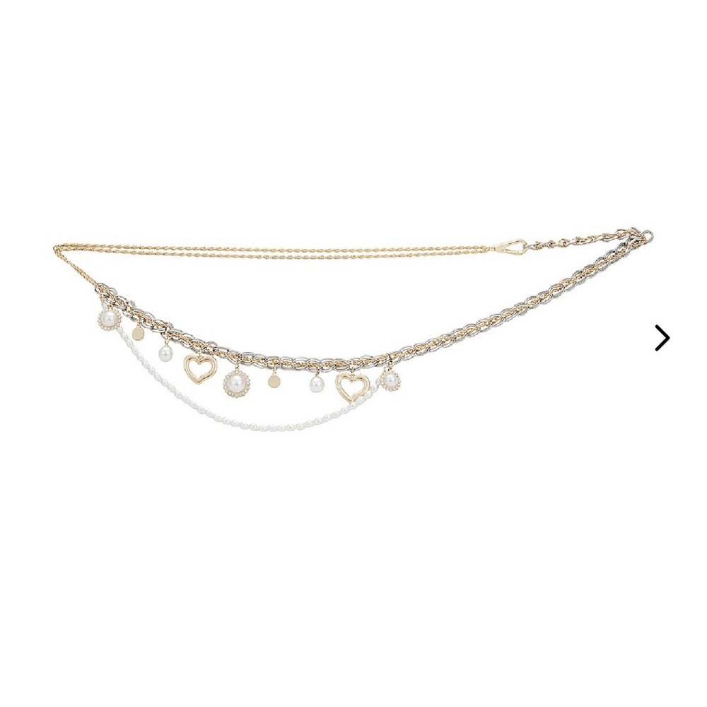 NWT Lovers + Friends Chain Belt